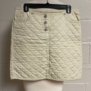 Burberry quilted skirt, size 6